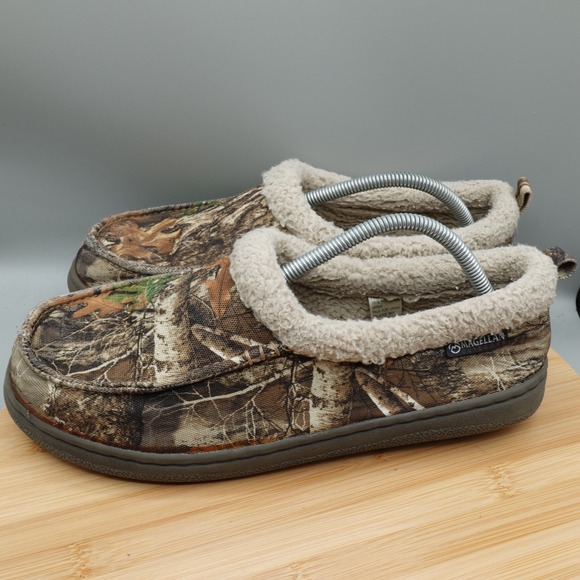Magellan  House Slippers Mens Size 11 Outdoors Realtree Edge Camouflage Flaws - Picture 1 of 14